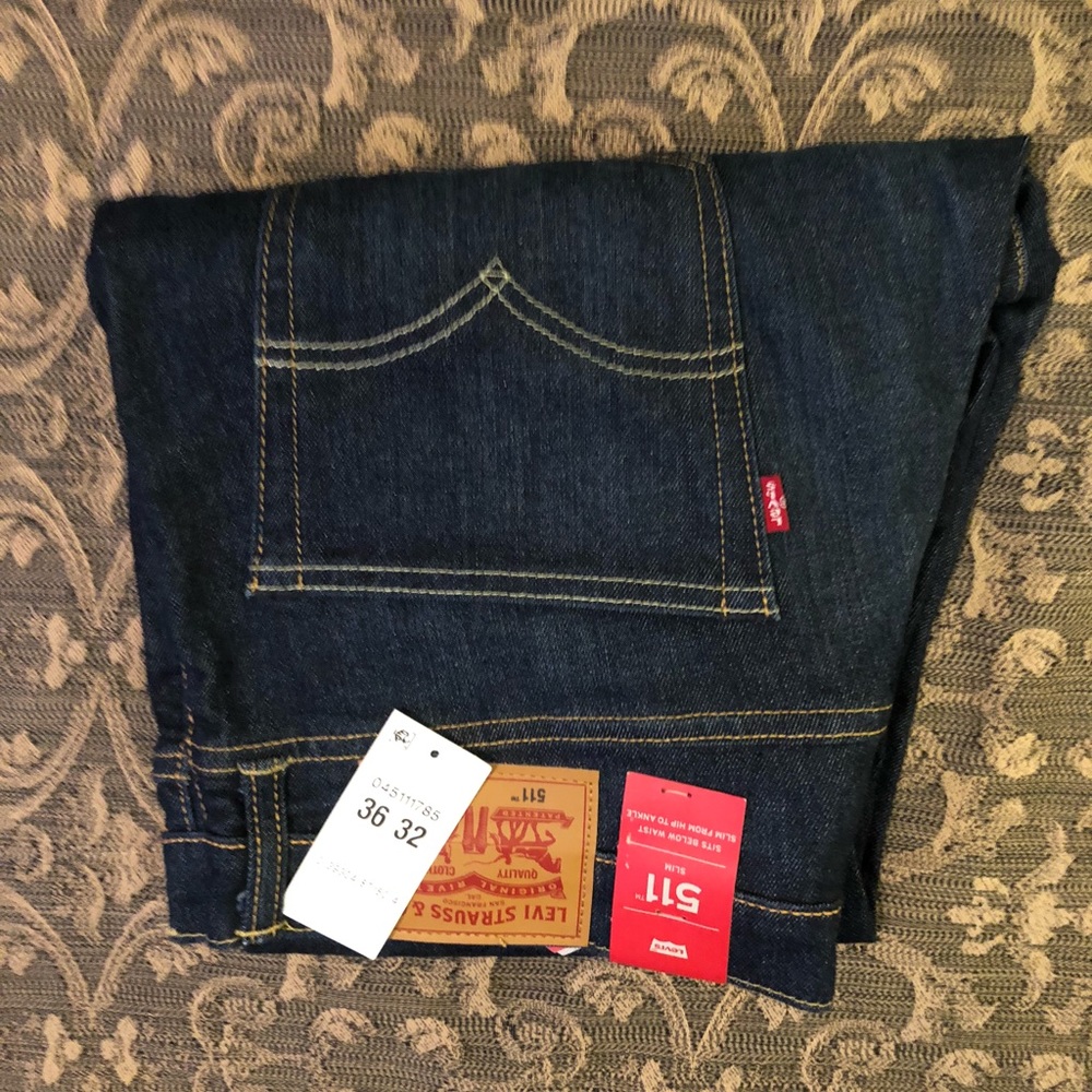 LEVI’S 511 PERFORMANCE JEANS 36x32 BNWT